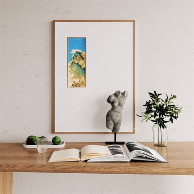 中古，新中式，侘寂，装饰画，实木画框