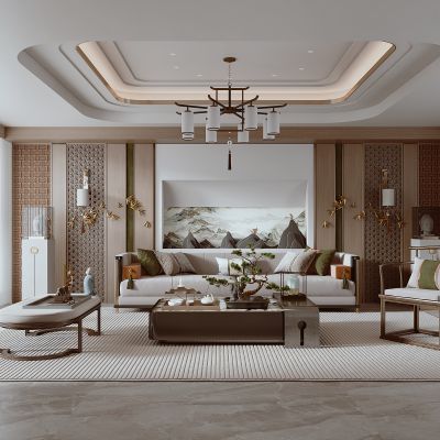 新中式客厅