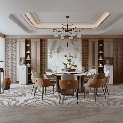 新中式餐厅包间