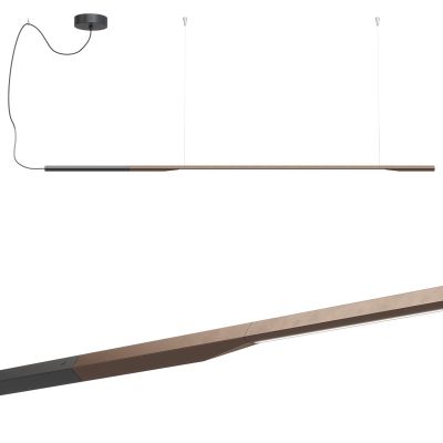 现代长条形办公吊灯