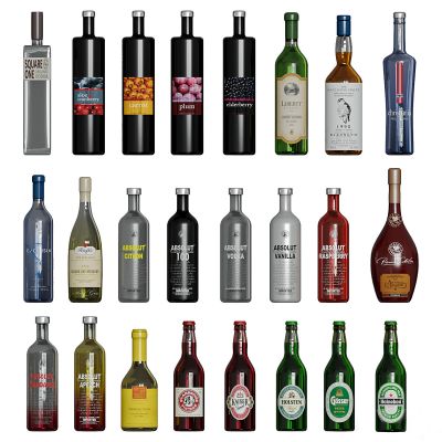 现代啤酒洋酒红酒