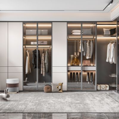 现代衣帽间