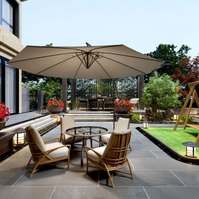 新中式居家庭院3D模型