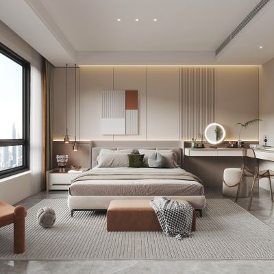 现代卧室