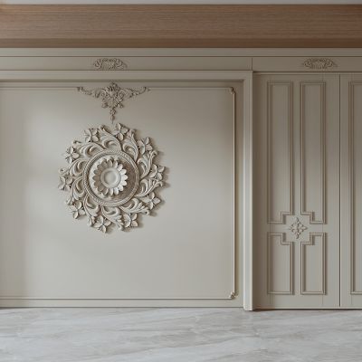 法式沙发背景墙