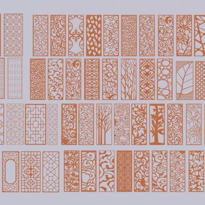 中式窗花3D模型