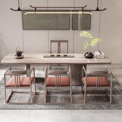 新中式茶室 茶台桌椅组合