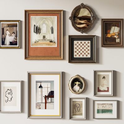 法式装饰画 组合画