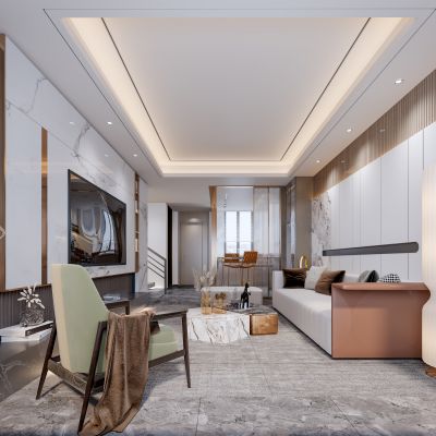 现代家居客餐厅