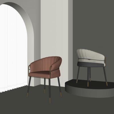 现代餐椅  单椅