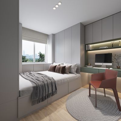 现代榻榻米卧室