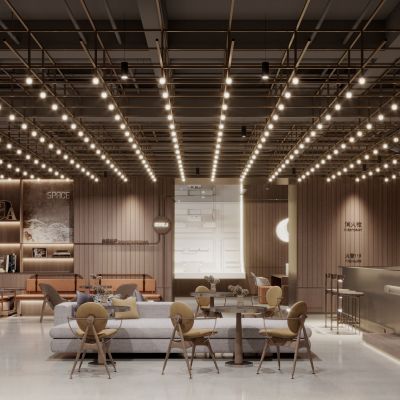 现代轻奢酒吧静吧