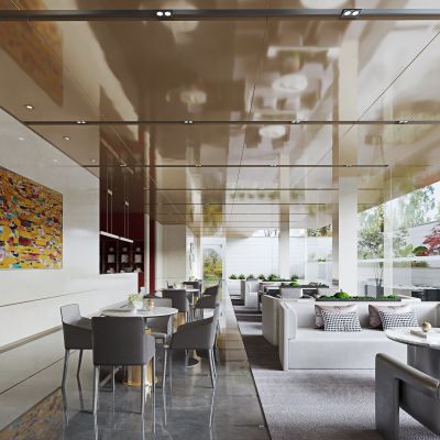 现代售楼处洽谈区