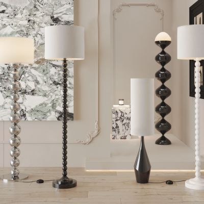 法式复古落地灯