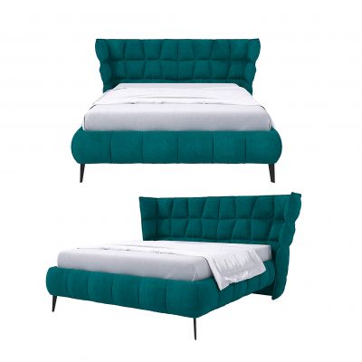 现代简约轻奢卧室床