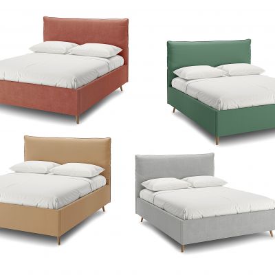 现代简约卧室床