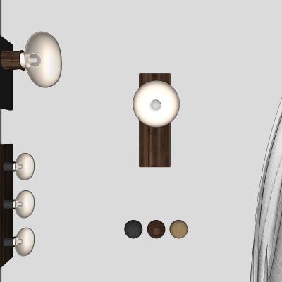 侘寂，中古，壁灯，原木