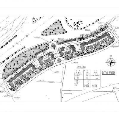 沿街高层商住楼总图