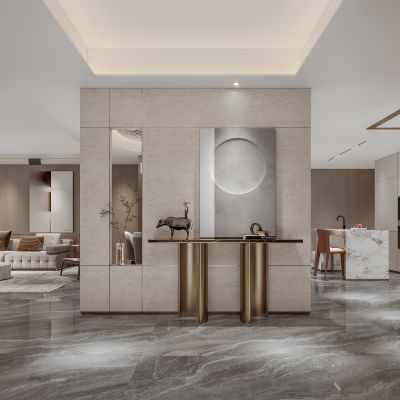 现代家居客餐厅