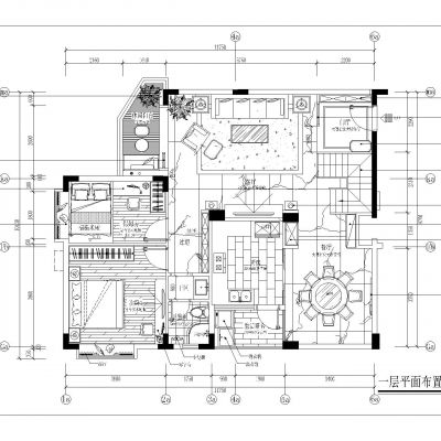 复式结构平面方案图