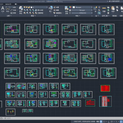 别墅装修全套施工图