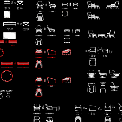 国外比较流行的2D版 CAD图库大全