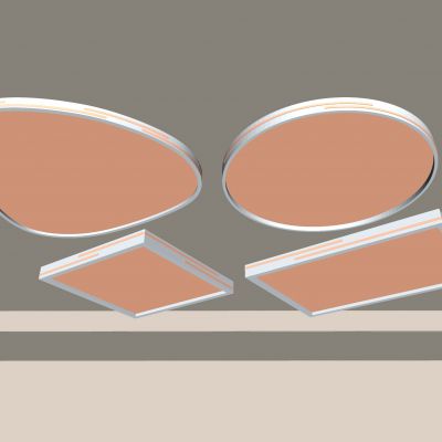 现代极简吸顶灯 简约大气客厅灯 卧室灯 超薄吸顶灯组合