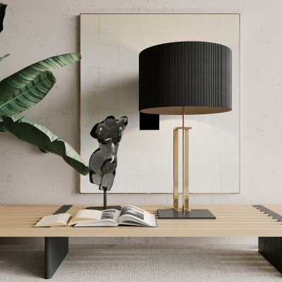 轻奢，台灯，钛金，香槟金