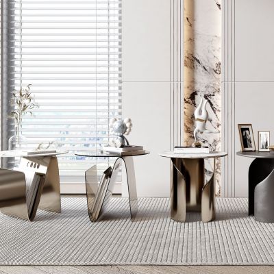 现代边几 角几 圆几