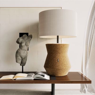 现代，台灯，布料