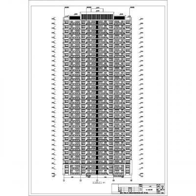 高层结构建筑施工图