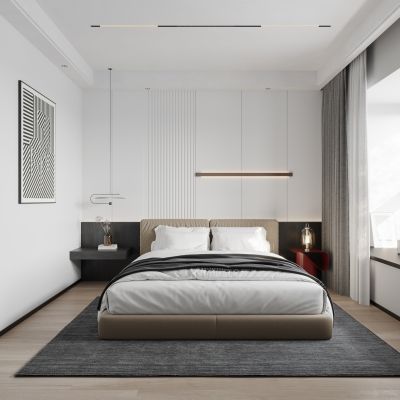 现代简约卧室