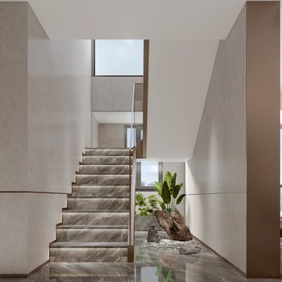 现代家居楼梯间