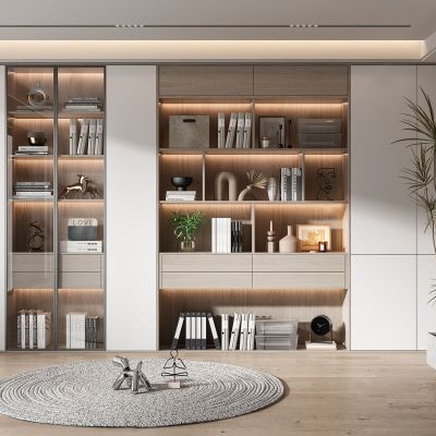 现代书柜