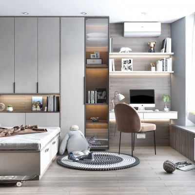 现代榻榻米卧室