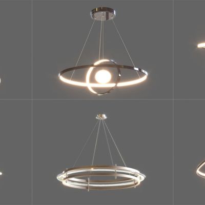 环形吊灯 曲线吊灯