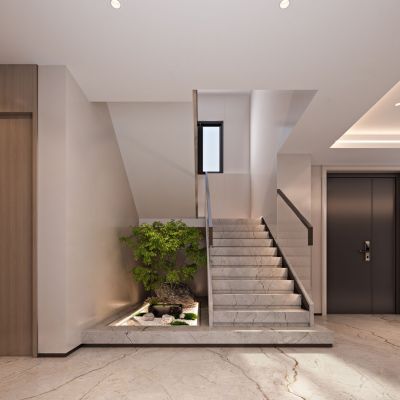 现代楼梯间
