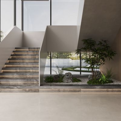 現(xiàn)代樓梯間