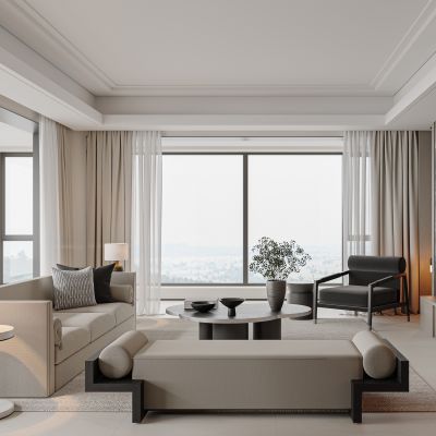 新中式简约客餐厅