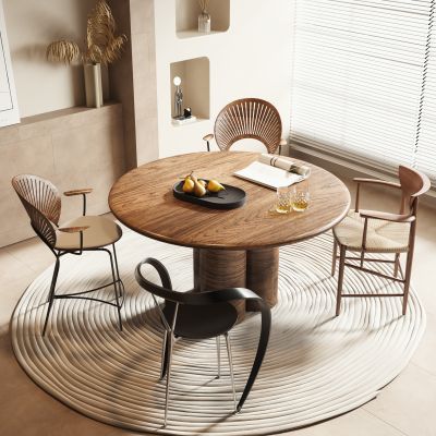 侘寂风餐桌椅组合