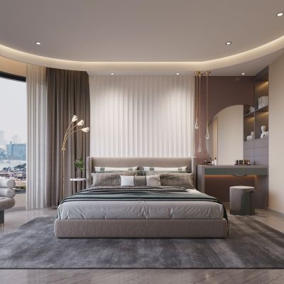 现代卧室