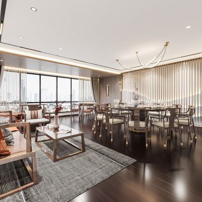 新中式餐厅包间