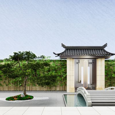 新中式庭院