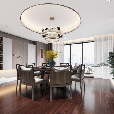 新中式餐厅包间