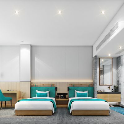 侘寂风酒店客房，废土风酒店客房，低成本酒店客房，特色主题酒店客房