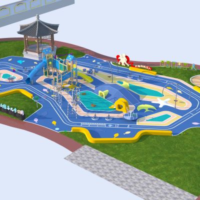 现代儿童游乐区