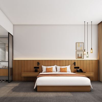 侘寂风酒店客房，废土风酒店客房，低成本酒店客房，特色主题酒店客房，民宿招待所