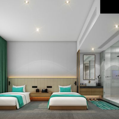 侘寂风酒店客房，废土风酒店客房，低成本酒店客房，特色主题酒店客房