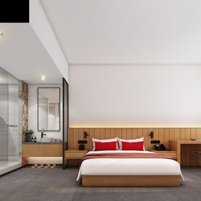 侘寂风酒店客房，废土风酒店客房，低成本酒店客房，特色酒店客房，民宿招待所