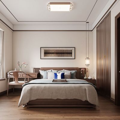 新中式卧室